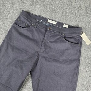 BRAX Cooper Fancy Pants Mens 36x34 Grey Regular Fit 5-Pocket 89-1747/23 NWT